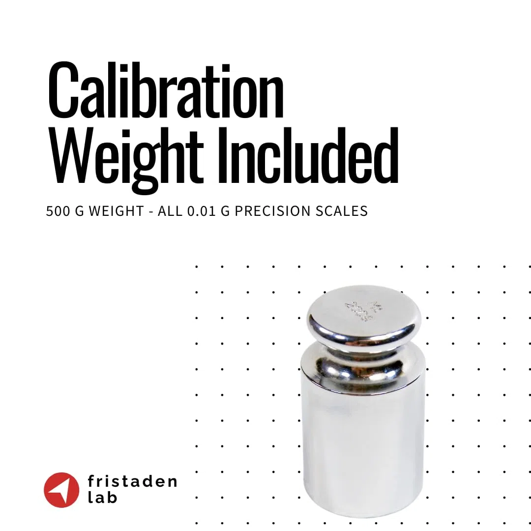 Fristaden Lab Balance de précision 2000 g x 0,01 g - Cellule de charge améliorée pour des mesures plus précises - Balance chimique