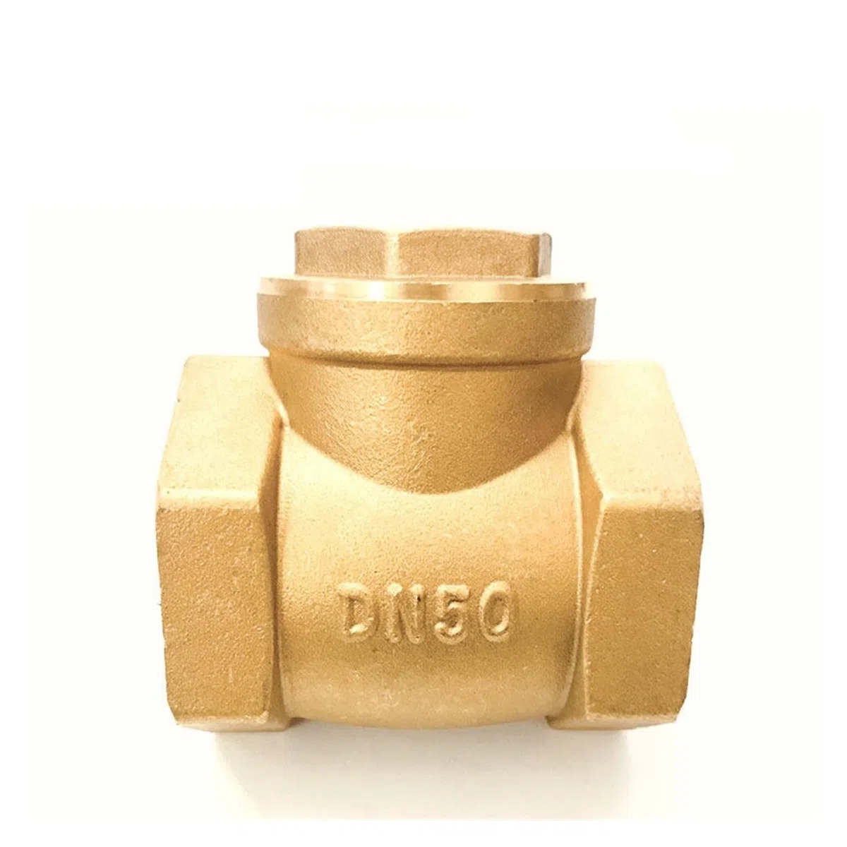 Valve 1/2 "3/4" 1 "2" 3 "4" clapet Anti-Retour Horizontal en Laiton Tout cuivre clapet Anti-Retour à Filetage Femelle(3 inch)
