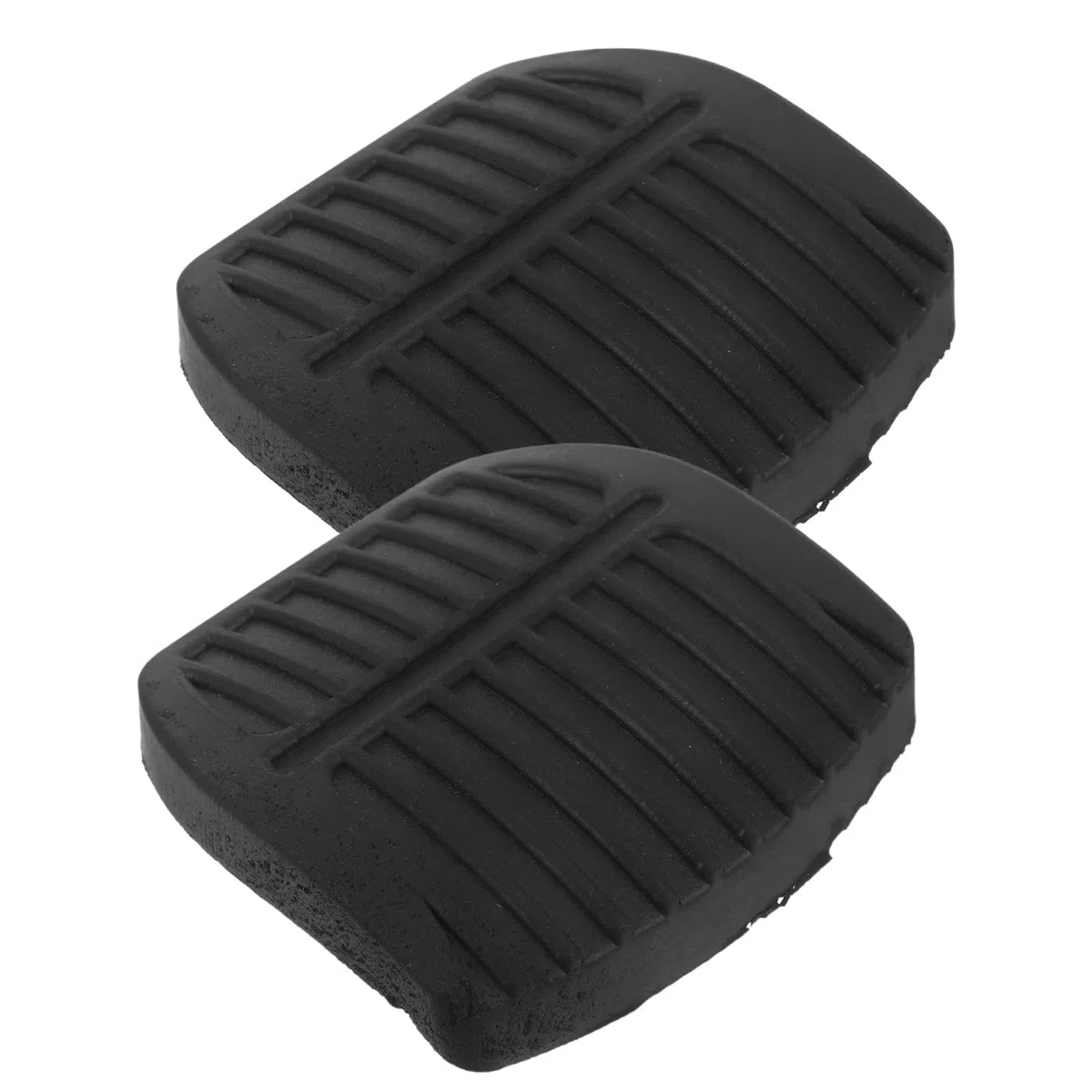 PRETYZOOM 2pcs Housses de Pédale Antidérapantes pour Frein et Embrayage de Camion, Plastique Noir Ergonomique, pour Chariot Élévateur et Véhicule Automobile