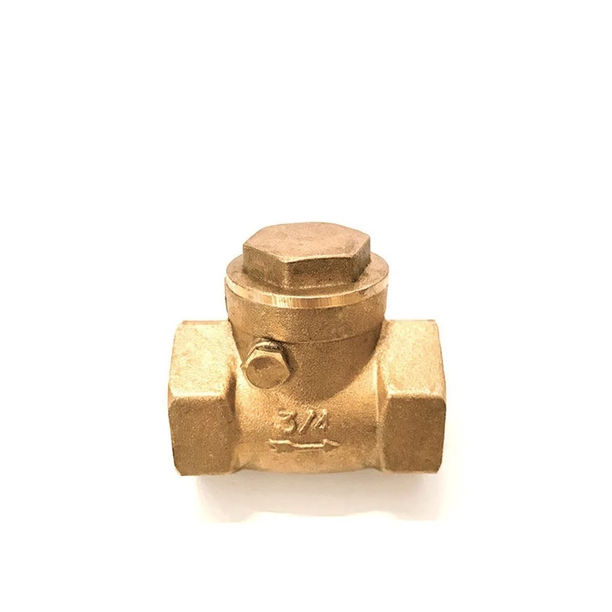 Valve 1/2 "3/4" 1 "2" 3 "4" clapet Anti-Retour Horizontal en Laiton Tout cuivre clapet Anti-Retour à Filetage Femelle(3 inch)