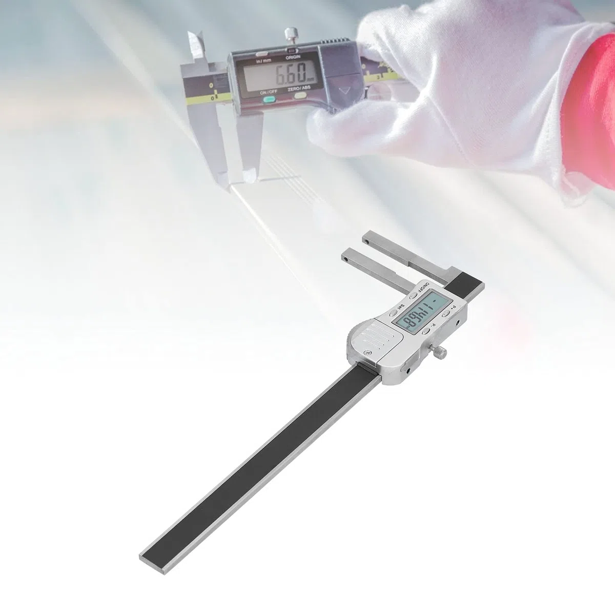 Pied à coulisse numérique électronique, outil de mesure du diamètre intérieur et extérieur, acier inoxydable 0-150mm