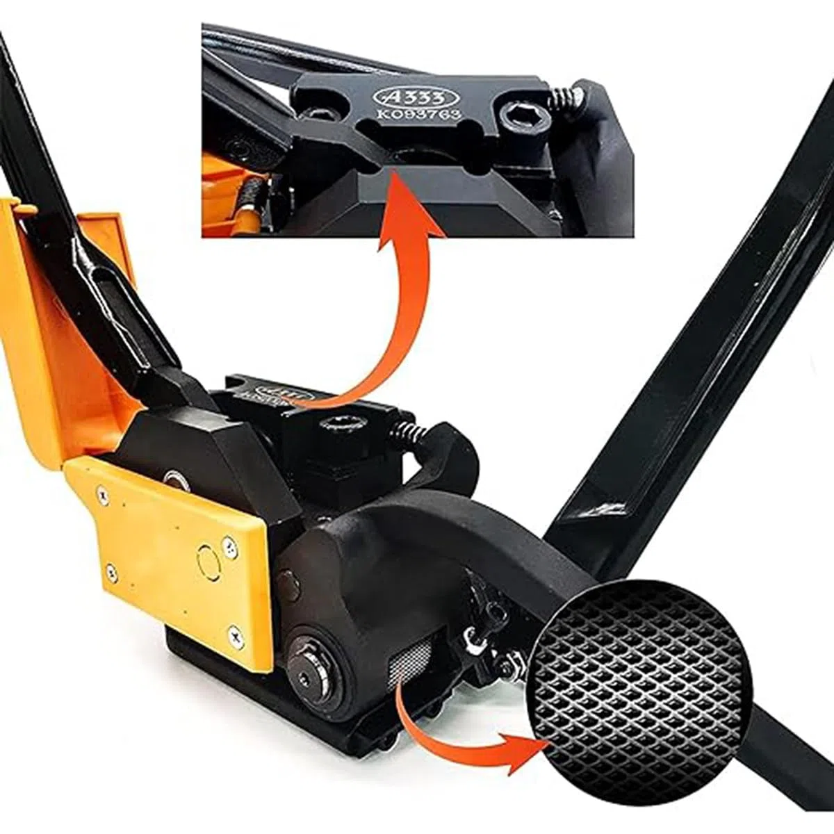 Cercleuse Manuelle pour feuillards en Acier, cercleuse pour feuillards en Acier sans Soudure, cercleuse pour feuillards en Acier pour 13 mm - 19 mm