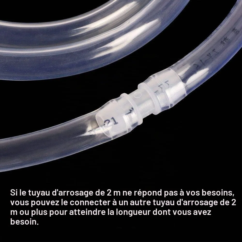 Flintronic Tuyau de Pression 5M - 15 MM ID x 18 MM OD - Pour Air, Oxygène d'Aquarium, Carburant et Huile - Transparent