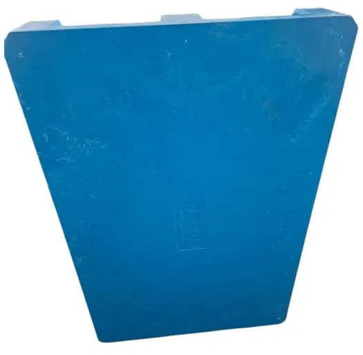 Palette Plastique 120x80 cm, Bleu, Acier Renforcé, Pour Transport et Stockage