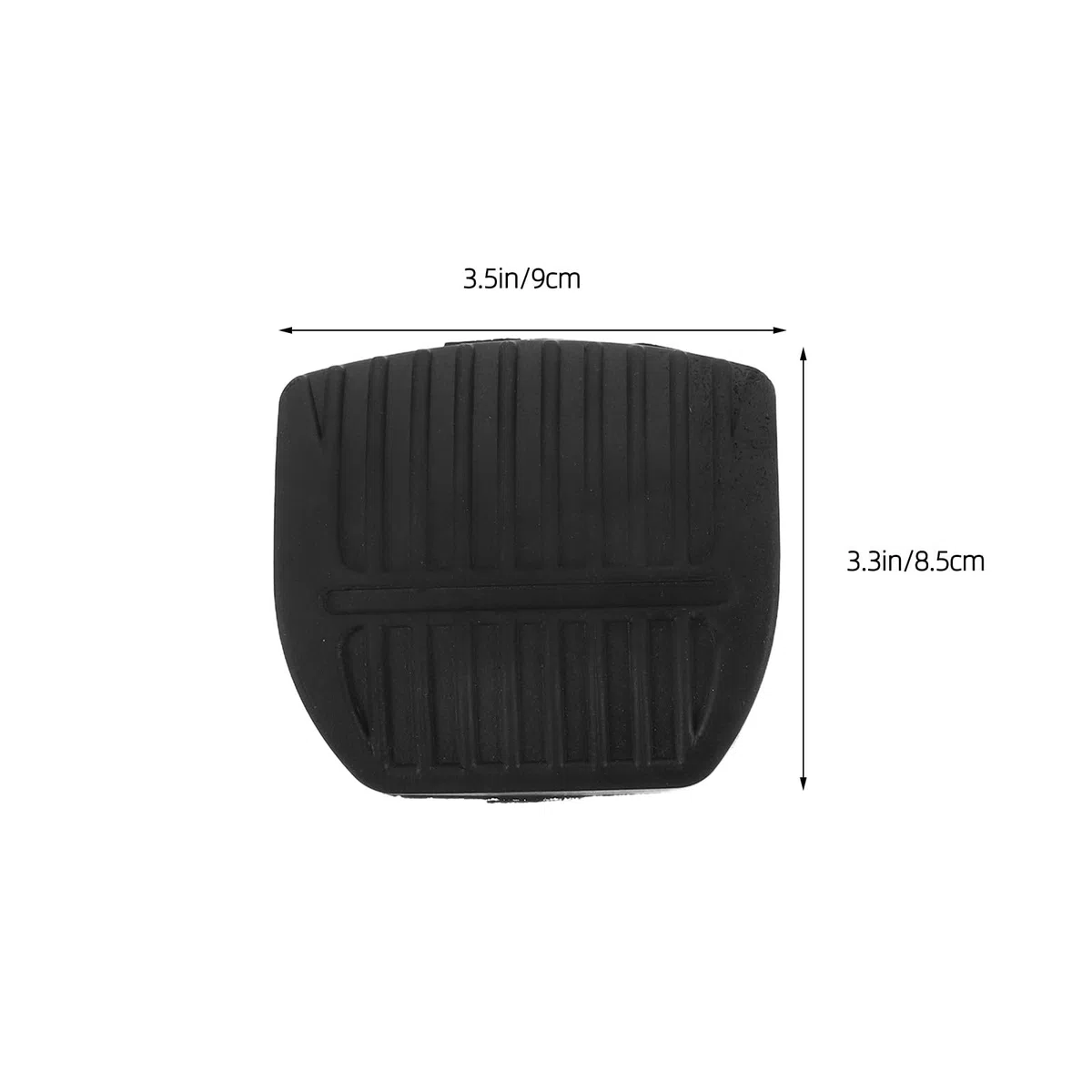PRETYZOOM 2pcs Housses de Pédale Antidérapantes pour Frein et Embrayage de Camion, Plastique Noir Ergonomique, pour Chariot Élévateur et Véhicule Automobile