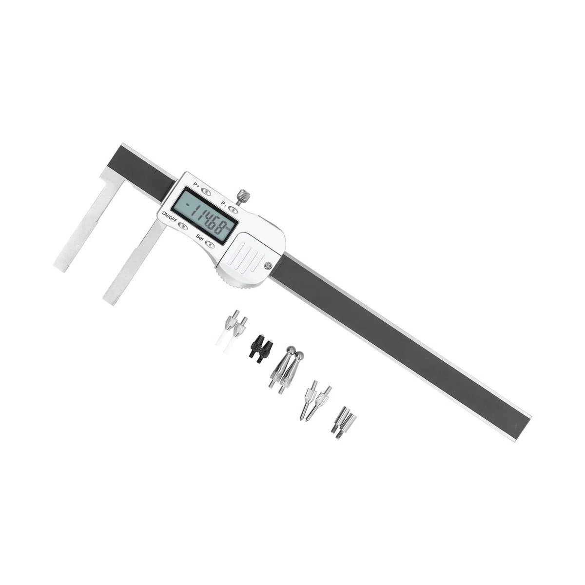 Pied à coulisse numérique électronique, outil de mesure du diamètre intérieur et extérieur, acier inoxydable 0-150mm