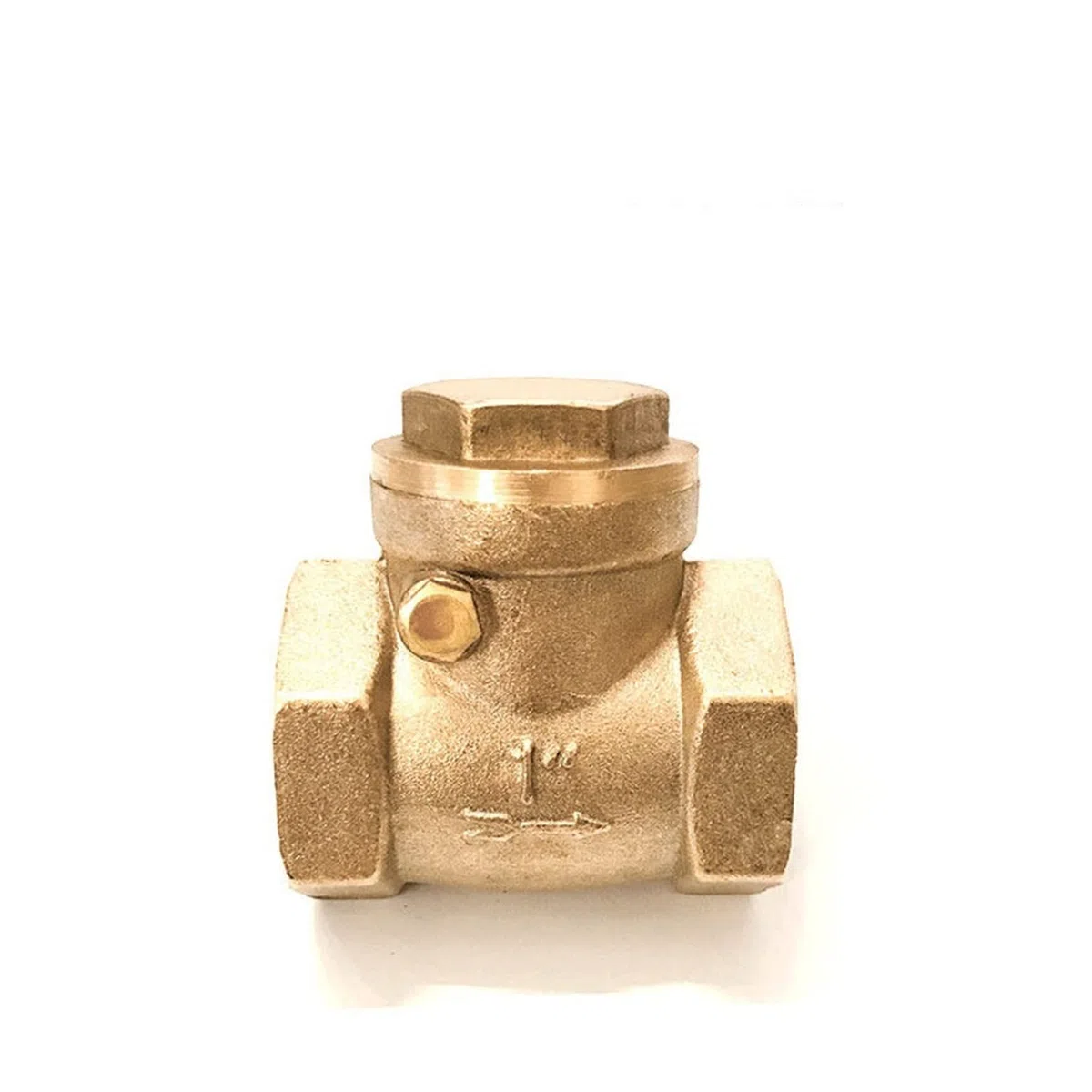 Valve 1/2 "3/4" 1 "2" 3 "4" clapet Anti-Retour Horizontal en Laiton Tout cuivre clapet Anti-Retour à Filetage Femelle(3 inch)