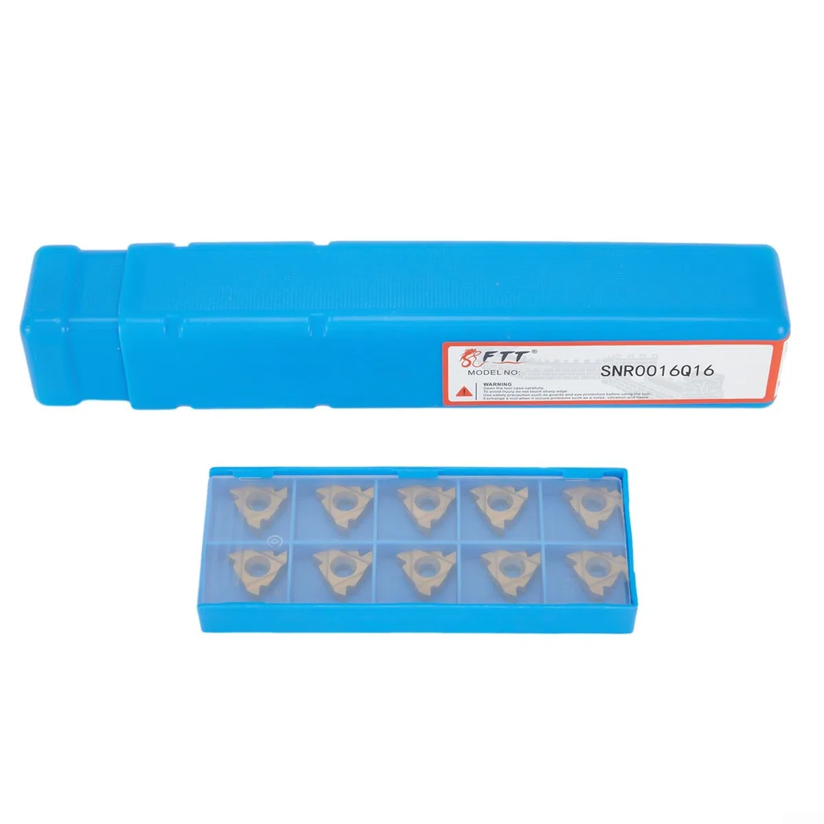 SNR0016Q16 Porte-outil de tournage CNC pour filetage interne, tige de 16 mm, barre d'alésage droite avec 10 inserts en carbure 16IR AG60